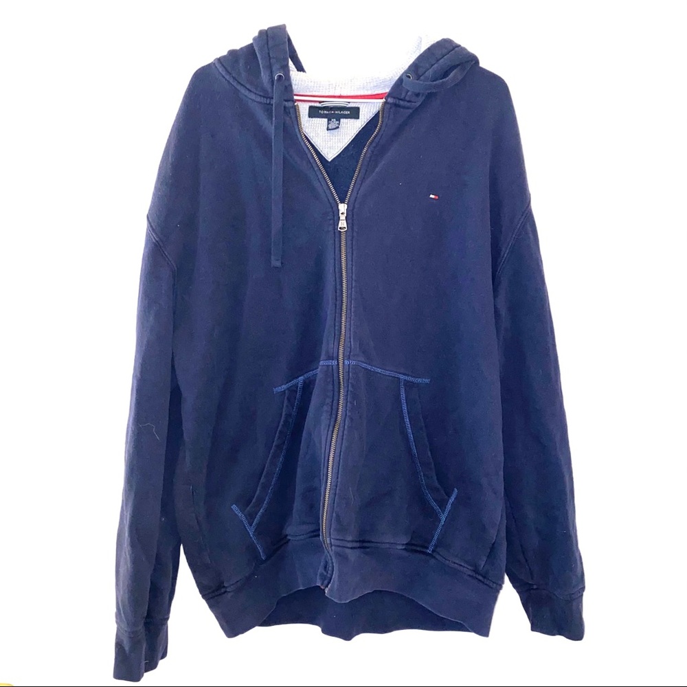 Tommy Hilfiger xxl blue full zip hoodie